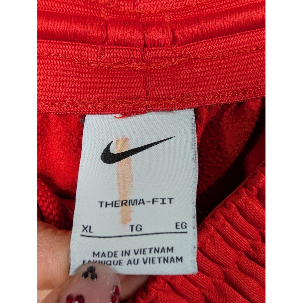 Nike Therma-FIT Mens XL Red Graphic Jogger Sweatpants DA6368-673 - Picture 3 of 8